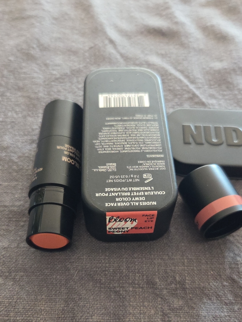 NUDESTIX Bloom Face Lip Eye Stick - Sweet Peach Peony